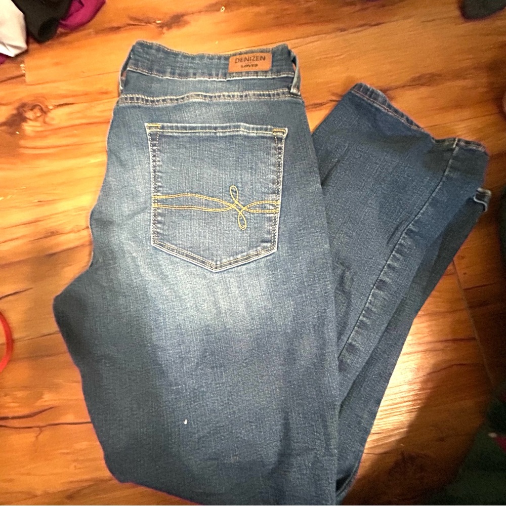 Denizen from Levi's Blue Straight Leg Jeans Classic Style